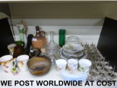 Mixed ceramics including Doulton ewer, D