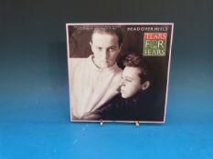 Five clover-shaped picture discs of TEAR