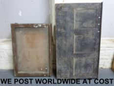 A glazed display / haberdashery cabinet