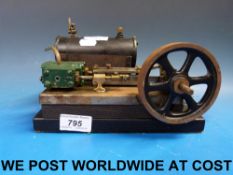 A freelance stationary live steam engine