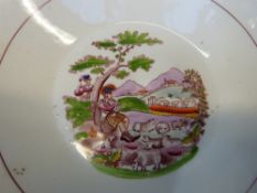 An 18th/19th century blue and white Delf