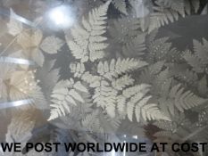 A watercolour of clematis over an arbour