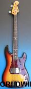 A Fender Precision Bass guitar c1971, wi