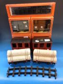 Six Mamod 0 gauge coaches (five in origi