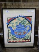 A signed limited edition print 'First te