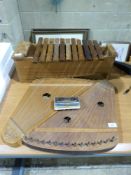 A glockenspiel together with a Bandmaste