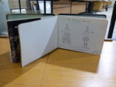 A circa 1920's sketchbook/album includin