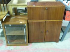 A retro cocktail cabinet together with a