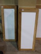 Twenty one solid oak glazed doors suitab
