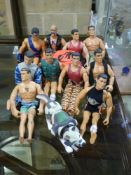 A collection of Action Man figures