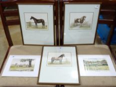 A set of three signed limited edition (4