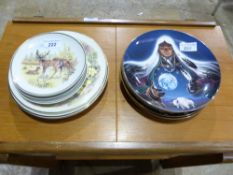 A quantity of various collectors plates