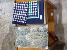 A Liberty of London neck scarf and anoth