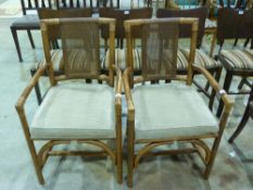 Two conservatory style chairs