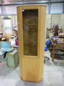 A modern corner display unit