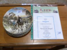 A set of eight Wedgwood collectors plate