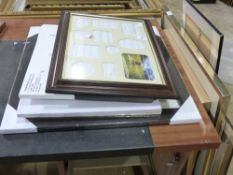 A quantity of various frames and artists