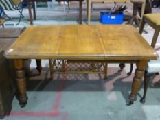 An oak late 19th or early 20th century e