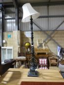 A pair of oak coffee tables