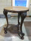 A 19th century circular occasional table