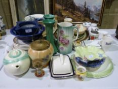 A collection of china to include Wade pl