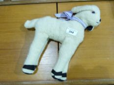 A toy lamb
