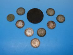 An 1861 Victorian bronze penny near fine
