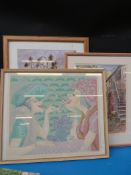 Yvonne Manning watercolour of a back str