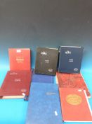 Eight various albums of all world stamps