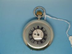 A silver London hallmarked half hunter g