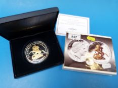 A cased St George and the Dragon 5oz 200