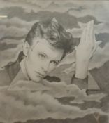 Phil Daniels pencil drawing of David Bow