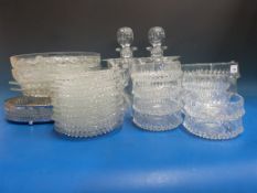 A large collection of cut glass ware inc
