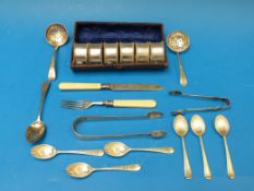 A quantity of bright cut and other hallm