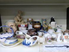 A character jug by Sarreguemines, 1897 c