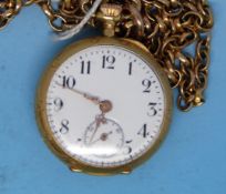 A continental gold and diamond ladies fo