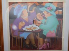 A signed Beryl Cook print 