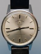 A boxed gentleman's Favre-Leuba twin pow