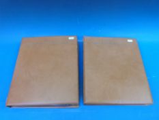 Two albums of GB presentation packs