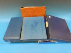 An album of Spanish stamps together with