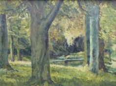 Ronald Ossory Dunlop (1894-1973): Oil on