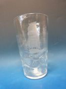 A c1930s Orrefors Nils Landberg etched g