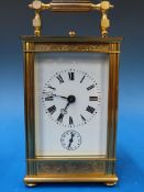 A c1900 French carriage clock with strik