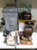 An Amstrad computer together with three