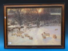 A framed print entitled 'The Shortening