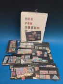 A selection of Commonwealth mint stamps