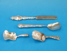 Three various hallmarked silver / white