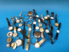 Large collection of wristwatches