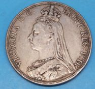 An 1892 Jubilee head Victorian crown