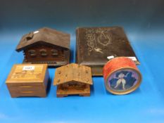 A collection of small musical boxes, inc